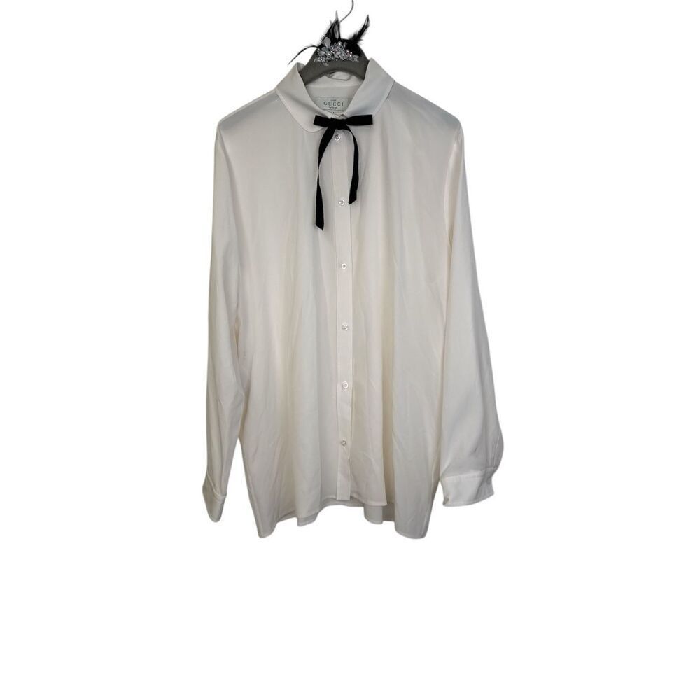 BRAND NEW GUCCI WHITE BLOUSE 🗃️